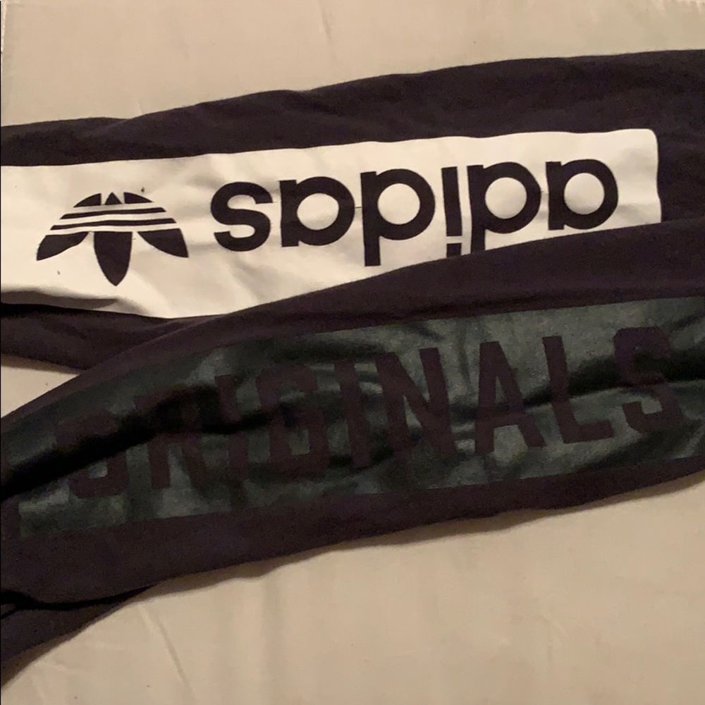 Grey adidas leggings